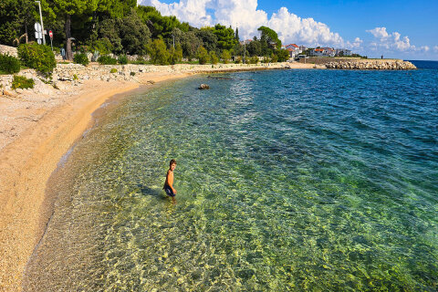 Apartmány Sandra - oblázková pláž 150 m od domu, Mandre, ostrov Pag, Chorvatsko