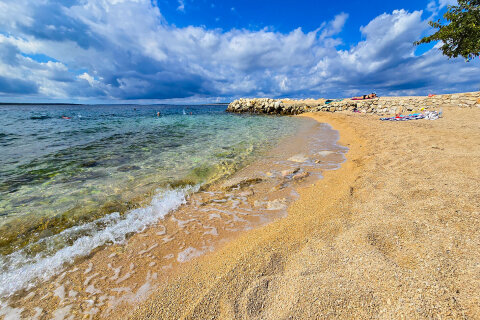 Apartmány Darka - oblázková pláž 300 m od domu, ostrov Pag, Chorvatsko