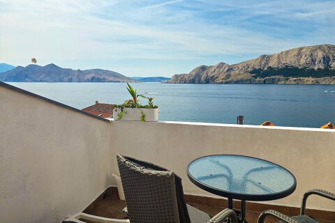 A2 - apartmány Marta, Baška, ostrov Krk, Chorvatsko