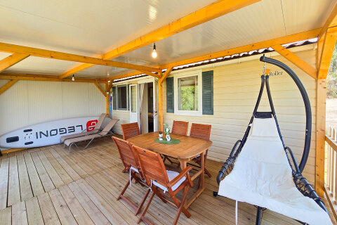 Mobilhome Kučica, Tkon, ostrov Pašman, Chorvatsko