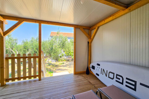 Mobilhome Kučica, Tkon, ostrov Pašman, Chorvatsko