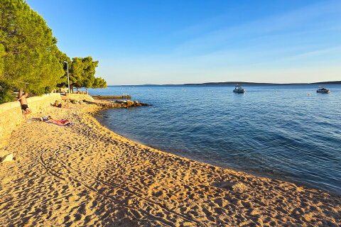 Apartmány Žuta - oblázková pláž 100 m od domu, Mandre, ostrov Pag, Chorvatsko