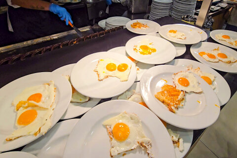 Bufetové snídaně - Zaton Holiday Resort, Chorvatsko