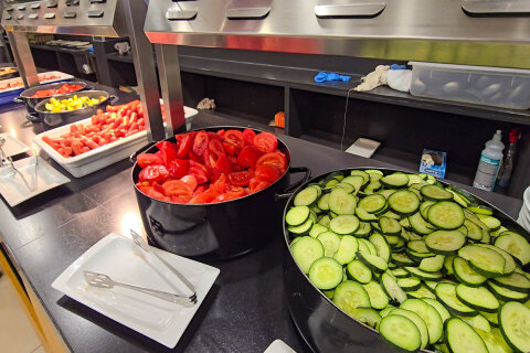 Bufetové snídaně - Zaton Holiday Resort, Chorvatsko