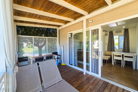 Mobilhom Superior, Zaton Holiday Resort, Zaton, Zadarská riviéra, Chorvatsko