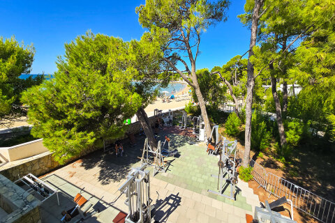 Zaton Holiday Resort - posilovna u písečné pláže, Zaton, Zadarská riviéra, Chorvatsko