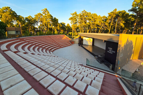 Zaton Holiday Resort - amfiteátr pro konání společenských akcí, Zaton, Zadarská riviéra, Chorvatsko