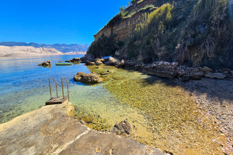 Apartmány Natalija - pláž 160 m od domu, Sveti Marko, ostrov Pag, Chorvatsko