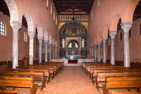 Eufraziova bazilika Poreč - památka UNESCO, Istrie, Chorvatsko