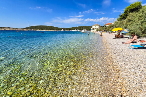 Apartmány Pojana - oblázková pláž 350 m od domu, Martinšćica, ostrov Cres, Chorvatsko