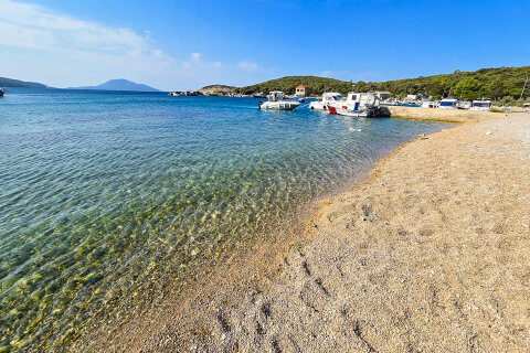 Apartmány Pojana - oblázková pláž 210 m od domu, Martinšćica, ostrov Cres, Chorvatsko