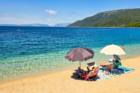 Resort Kovačine - pláže, Cres, ostrov Cres, Chorvatsko