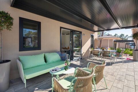 Mobilhome Family Premium pro 6–8 osob, Aminess Avalona Resort, Povljana, ostrov Pag, Chorvatsko