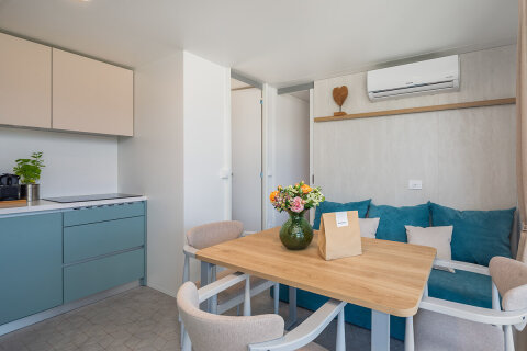 Mobilhome Family Premium pro 6–8 osob, Aminess Avalona Resort, Povljana, ostrov Pag, Chorvatsko