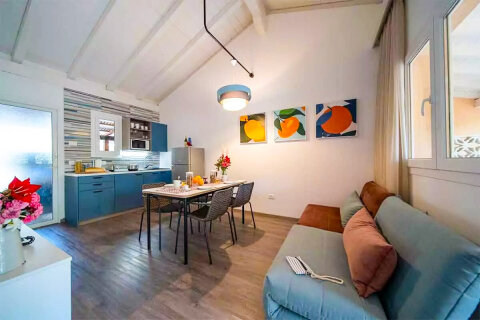 Apartmán Holiday Home Comfort Lemon/Orange pro 4–6 osob, Resort BiVillage, Fažana, Istrie, Chorvatsko