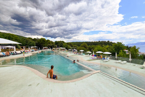 Mobilhome Tropical - bazény 30-60 m od mobilhomů, Selce, Crikvenická riviéra, Chorvatsko