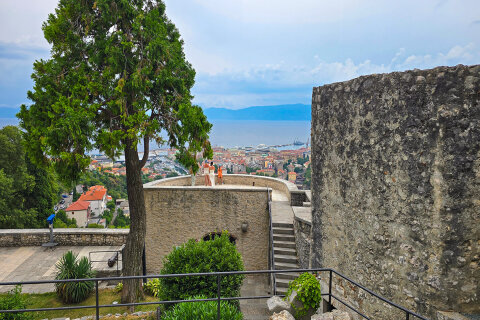 Rijeka - hrad Trsat, Chorvatsko