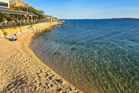 Apartmány Nostalgija - pláž, Mandre, ostrov Pag, Chorvatsko