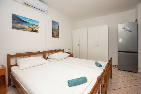 Studio pro 2–4 osoby, apartmány Jakić, Bošana, ostrov Pag, Chorvatsko