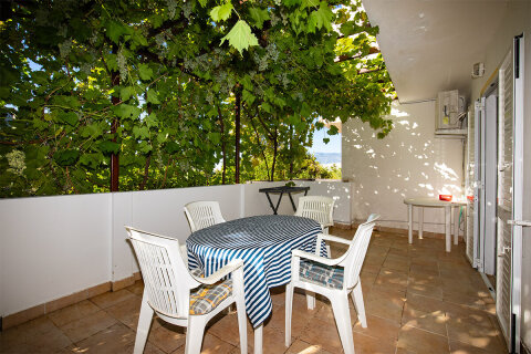 Studio pro 2–4 osoby, apartmány Jakić, Bošana, ostrov Pag, Chorvatsko