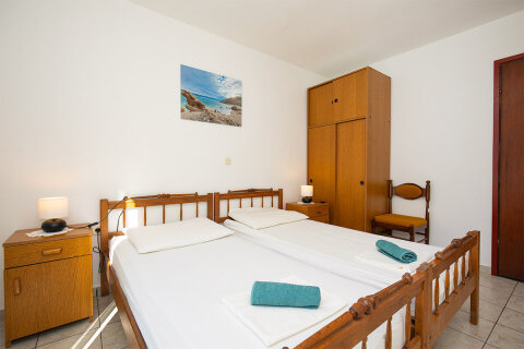 Apartmán pro 2–4 osoby, apartmány Jakić, Bošana, ostrov Pag, Chorvatsko