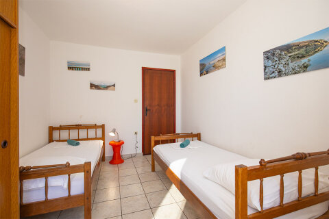 Apartmán pro 2–4 osoby, apartmány Jakić, Bošana, ostrov Pag, Chorvatsko