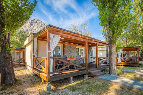 MH2L - Mobilhome Relax 6+2 (2nd line) pro 6–8 osob, Almissa Resort, Omiš, Chorvatsko
