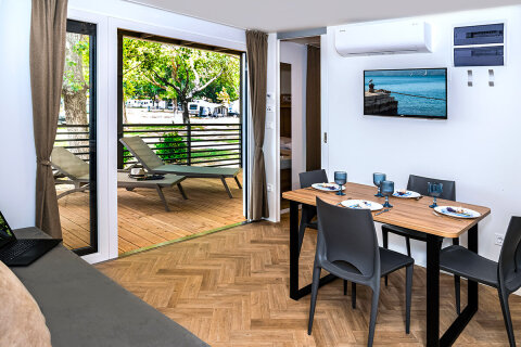 MHAC2 - Mobilhome Adria Mline 4+1 C2 zona Last row pro 4–5 osob, Almissa Resort, Omiš, Chorvatsko