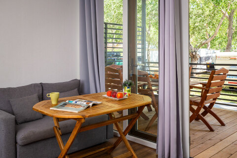 MHRB - Mobilhome Relax 5+1 (B) pro 5–6 osob, Almissa Resort, Omiš, Chorvatsko