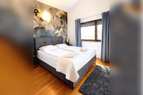 Prázdninový dům Mikula - ložnice v patře, Povljana, ostrov Pag, Chorvatsko