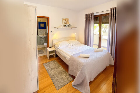 Prázdninový dům Mikula - ložnice v přízemí, Povljana, ostrov Pag, Chorvatsko