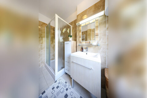 Apartmán Mikula - koupelna se sprchovým koutem (1. poschodí), Povljana, ostrov Pag, Chorvatsko