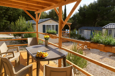Mobilhome Adriatic, Primošten, Šibenická riviéra, Chorvatsko