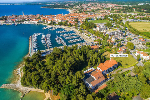 Hotel Flores****, Poreč, Istrie, Chorvatsko