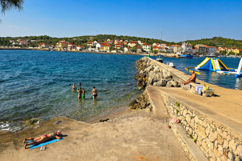 Resort Zelena Punta - pláže, Kukljica, ostrov Ugljan, Chorvatsko