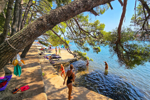 Resort Zelena Punta - pláže, Kukljica, ostrov Ugljan, Chorvatsko