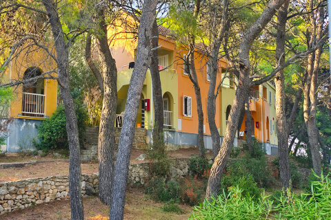 Resort Zelena Punta - domy s apartmány typu A, Kukljica, ostrov Ugljan, Chorvatsko