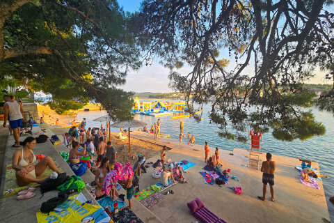 Resort Zelena Punta - pláže, Kukljica, ostrov Ugljan, Chorvatsko