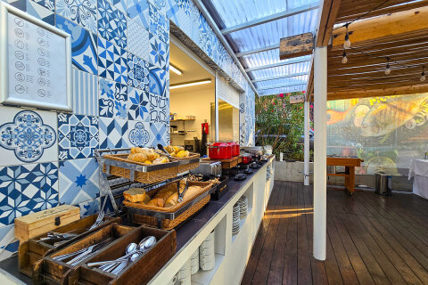 Resort Zelena Punta - bufetové snídaně v baru Skakaona, Kukljica, ostrov Ugljan, Chorvatsko