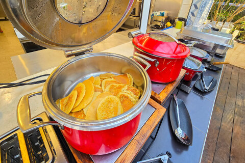 Resort Zelena Punta - bufetové snídaně v baru Skakaona, Kukljica, ostrov Ugljan, Chorvatsko