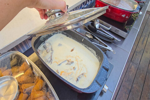 Resort Zelena Punta - bufetové večeře v baru Skakaona, Kukljica, ostrov Ugljan, Chorvatsko