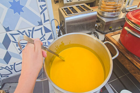 Resort Zelena Punta - bufetové večeře v baru Skakaona, Kukljica, ostrov Ugljan, Chorvatsko