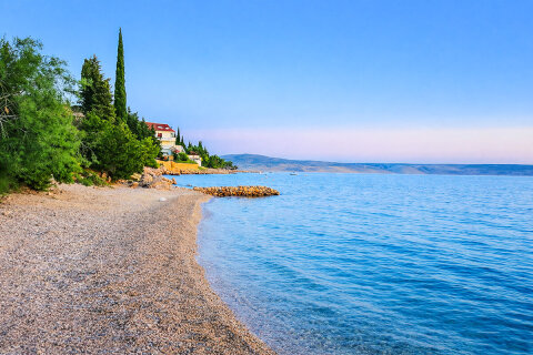 Apartmány Sunset - oblázková pláž 300 m od domu, Starigrad, Zadarská riviéra, Chorvatsko