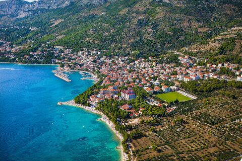 Baška Voda, Makarská riviéra, Chorvatsko