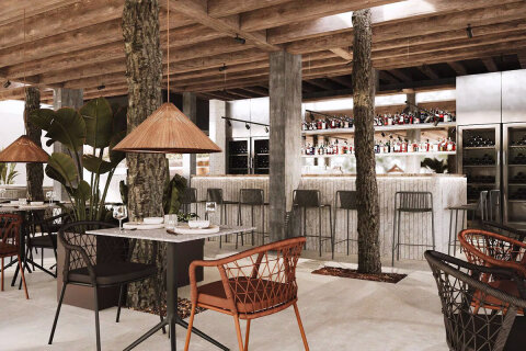 Pinadria Resort***** - restaurace, Baška Voda, Makarská riviéra, Chorvatsko