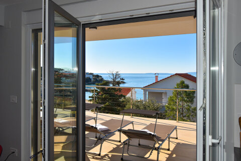 Prázdninový dům Harmonie - terasa ve 2. poschodí, Jakišnica, ostrov Pag, Chorvatsko