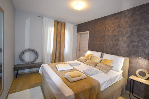 Prázdninový dům Harmonie - ložnice v 1. poschodí, Jakišnica, ostrov Pag, Chorvatsko