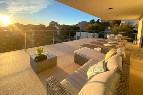 Prázdninový dům Harmonie - terasa ve 2. poschodí, Jakišnica, ostrov Pag, Chorvatsko