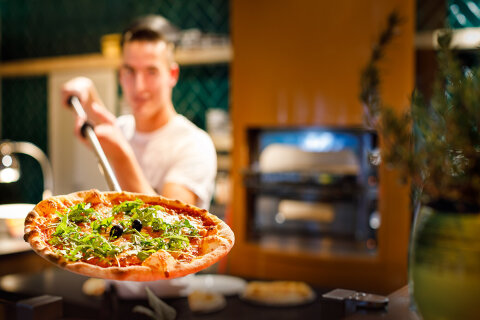 Aminess Maravea Resort**** - jedna z restaurací v resortu, Novigrad - Cittanova, Istrie, Chorvatsko