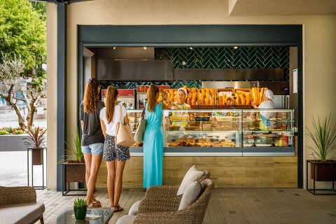 Aminess Maravea Resort**** - pekárna v resortu, Novigrad - Cittanova, Istrie, Chorvatsko